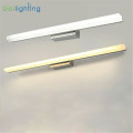 L39cm L49cm L59cm L69cm L89cm led Mirror Light Stainless Steel Base Acrylic Mask Bathroom Vanity Wall Mounted Lights FIXTURE