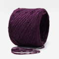 New 250g Ribbon Metallic Cotton yarn for hand knitting type crochet yarn for scarf crocheter DIY knitting katoen garen,S2141