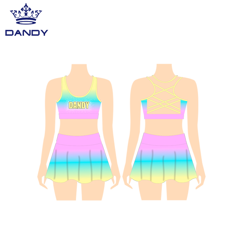 custom sports bras cheer