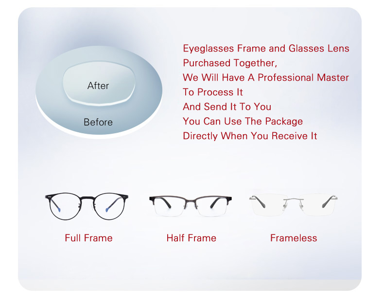 BANFEEL 1.61 index (-2.00~-5.00) Prescription High Quality CR-39 Resin Glasses Lenses Myopia Optical Lens