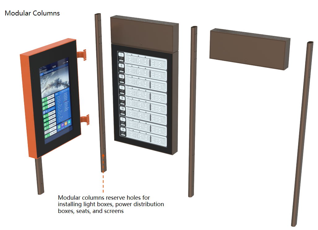 Prefabricated Bus Shelter