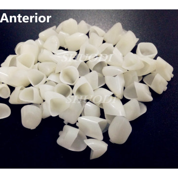 10 Bags Dental Temporary Crowns Teeth Polycarbonate Cap Veneer Crown ( Approximate 100 pcs per bag)