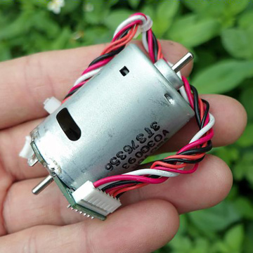 1PC Double Shaft Electric Machinery DC12V-24V Micro Motor With Double Hall Components 6600rpm-13600rpm 0.095A-0.115A