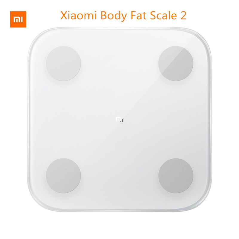 Xiaomi Mi Smart Body Fat Scale 2 Bluetooth 5.0 APP Monitor Body Balance Test Body Composition Scale Hidden LED Display