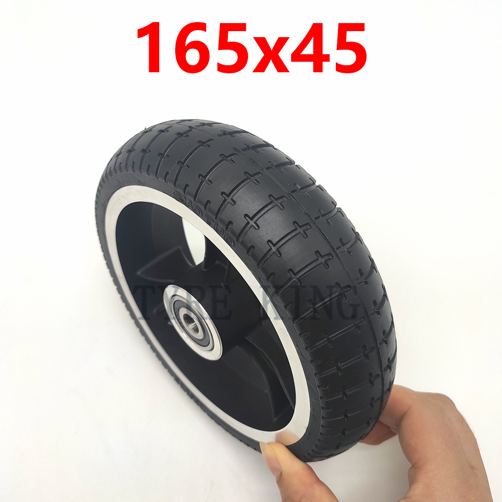 6.5 Inch 165x45 Solid Tire Non Pneumatic Explosion-proof Tyre Wheels for Hoverboard Self Balancing Electric Scooter Spare Parts