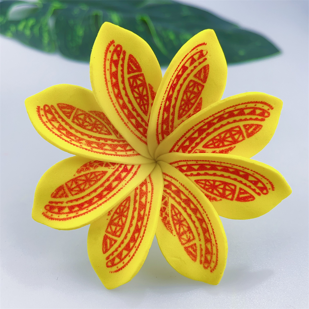 Kn Hf022 Plumeria Hair Pick