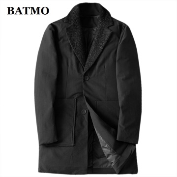 BATMO 2019 new arrival winter trench coat men,men's parkas ,winter jackets men,7111