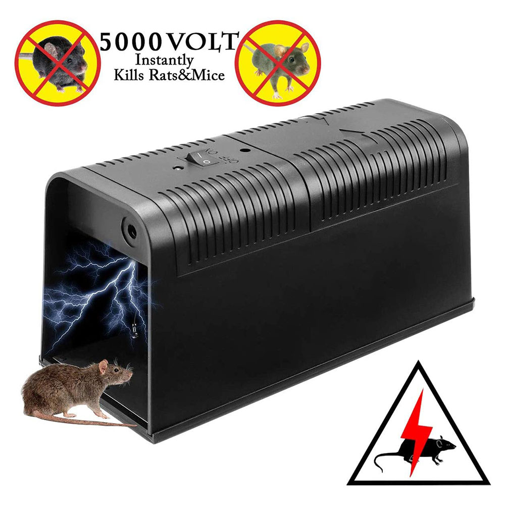 Eeusable Electric Rat Traps Trap Killer Mice Rodent Catching Catcher Hige Voltage Animal Pest Control Killing Trap
