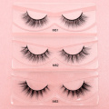 Visofree Mink Eyelashes 3D Mink Lashes Winged HandMade Full Strip Lashes Cruelty Free Mink Lashes False Eyelashes Makeup Tools