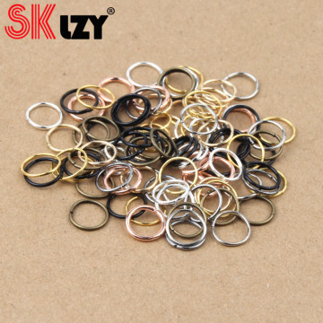 200pcs/lot 3-16mm Metal Jump Rings Open Single Loops Split Rings Connectors For Diy Jewelry Making Handmade Accessories