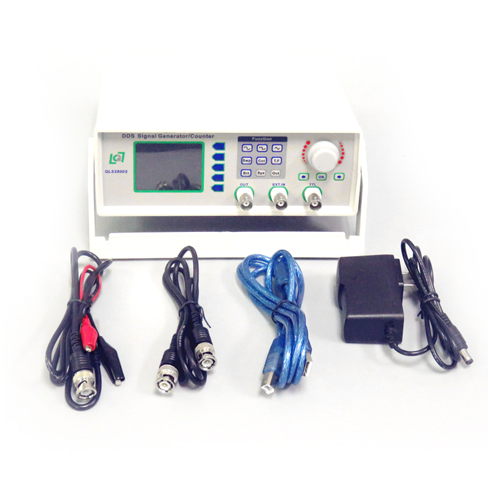 QLS2802S-2M/QLS805S-5M Function Signal Generator / Signal Source / Frequency Indicator / Counter / Pulser