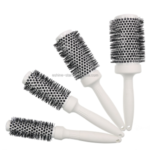 customized colorful round anti-static salon hair brush