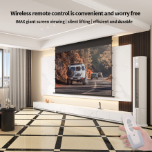 Motorized Projection Screen with wireless control