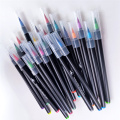 24/48Pcs Watercolor Paint Brush Pen for Girls Boys Water Drawing Graffiti Multi Colored Art Marker Point Pencils Stationery Set