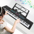 61 Keys Multi-Functional Electronic Organ Portable Digital Music Electric Keyboard with Microphone Kids Children Gift Toy