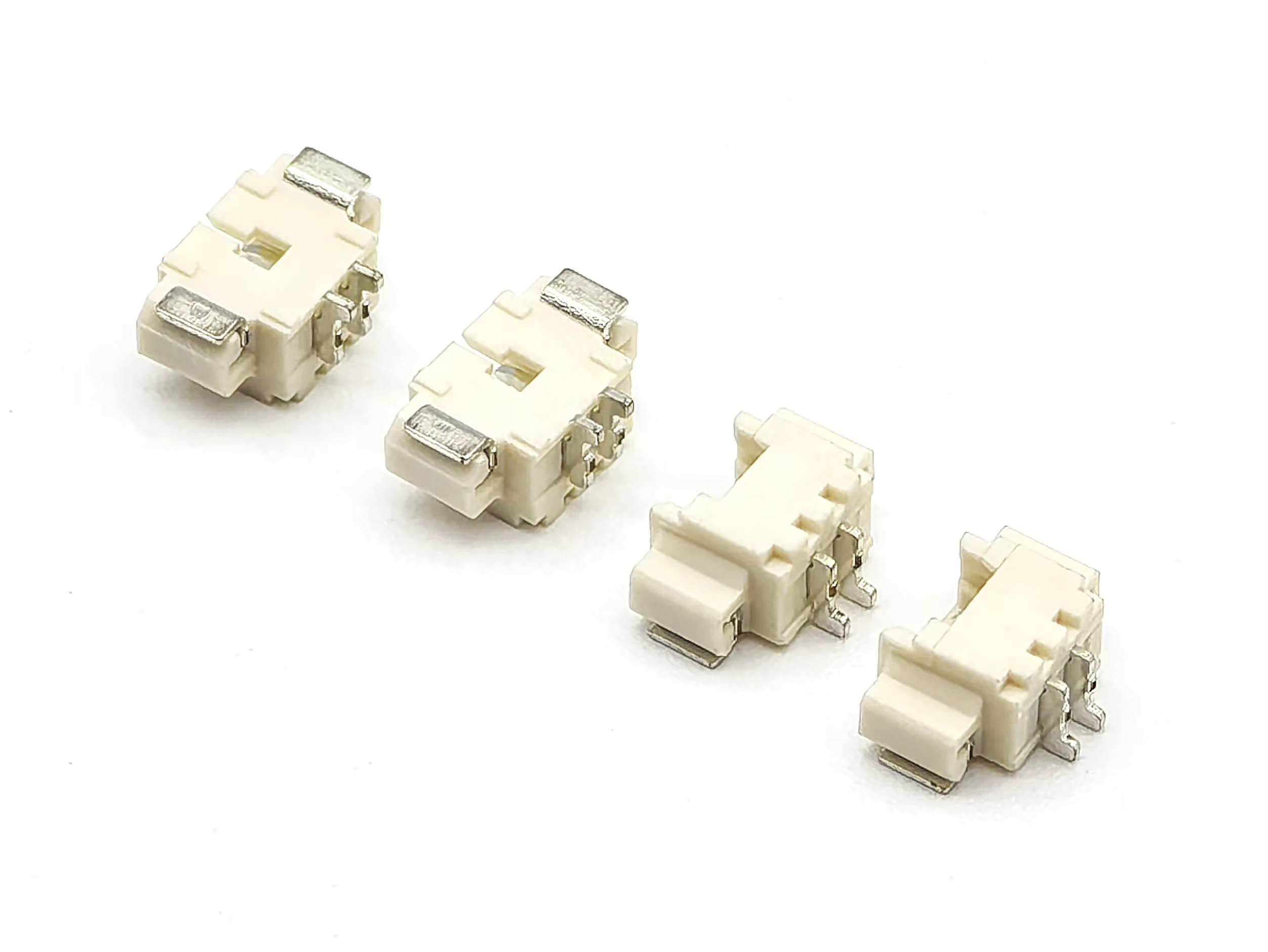 1.25mm Pitch Wafer Right Angle SMT Pin header Connector 2P