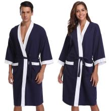 Men Womens Lightweight Kimono Robes Bathrobe Soft Sleepwear