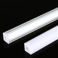 45 degree corner aluminum profile led strip light 50cm lamp holder for under cabinet show case rigid led strip channel