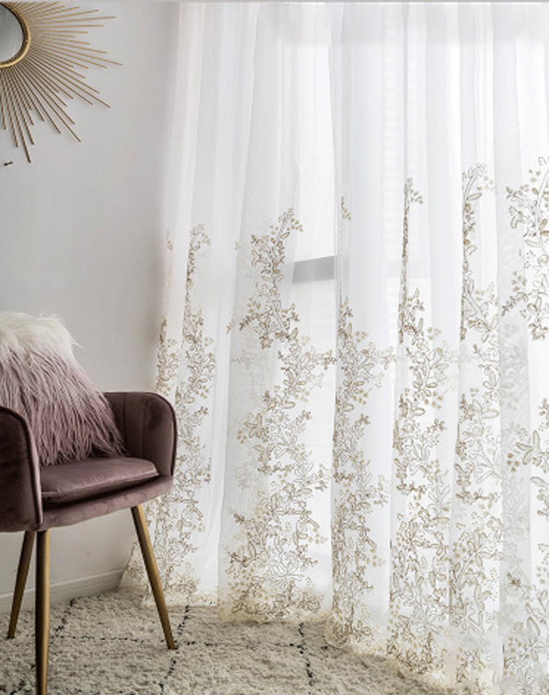 romantic aesthetic gauze curtain