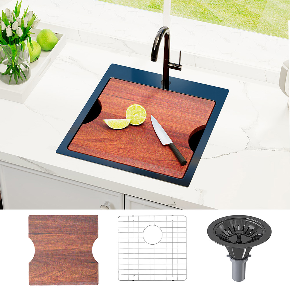 TR1719 compact sink with accessories