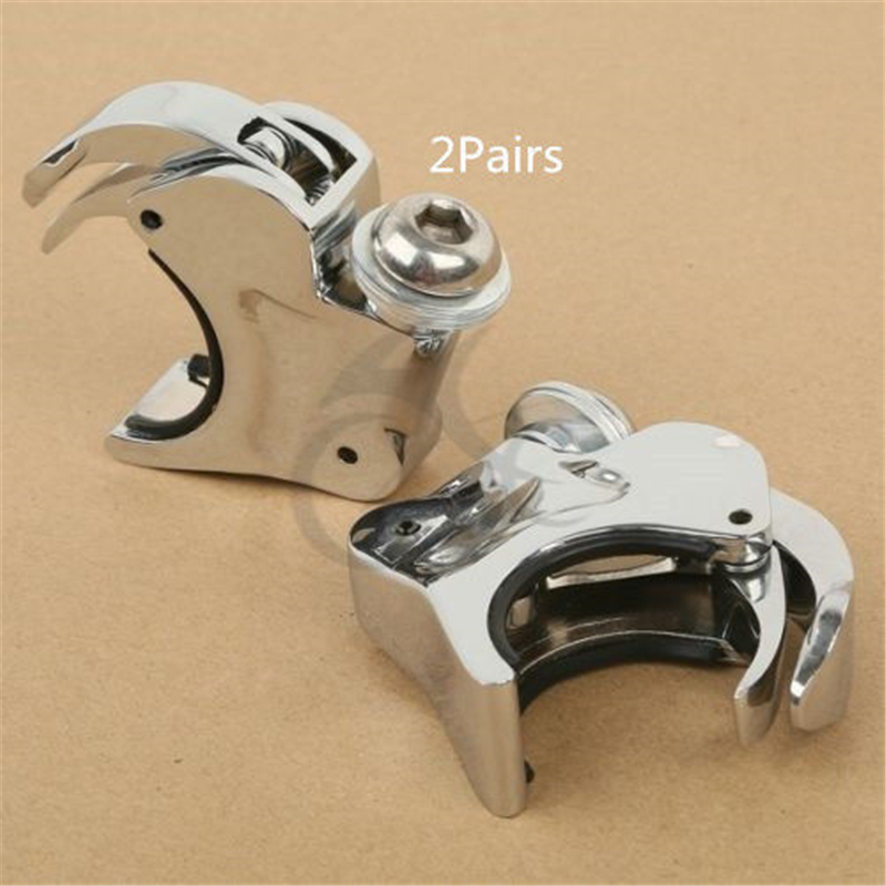 Motorcycle 39mm Quick Release Windscreen Clamps For Harley Sportster XL 883 1200 Dyna Super Glide Custom Low Rider Accessories