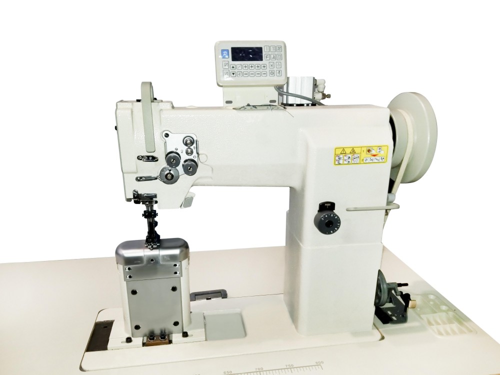 HM-8602B Professional for Car Seat Covers Making Double Needle Post Bed Sewing Machine Walking Foot (5)