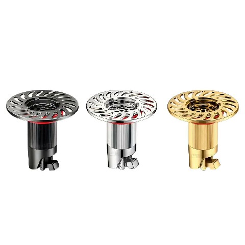 Durable Stainless Steel Drain Trap for Bathrooms.