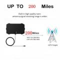 BEESCLOVER TV Antenna Flat Indoor Free Digital 1080P 200 Mile Range Antenna HDTV Skywire 4K Antena Aerial for tv r25