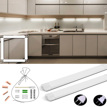 Led Bar Lights Aluminium Profile Led Stip Light Bar for Kitchen Cabinets Home lighting 220V 110V 30/50/60cm T5 T8 Tube Lamps