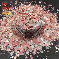 TCT-260 Mix Color Round Dot Shape Nails Glitter Nail Art Decoration Body Glitter Makeup Face Painting Gel Handwork Henna DIY