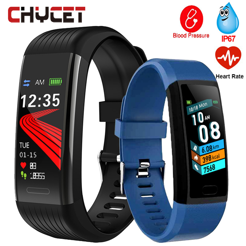 2020 Smart Wristband Fitness Bracelet Blood Pressure Measurement Smart Bracelet Heart Rate Waterproof Pedometer Smart Band Watch