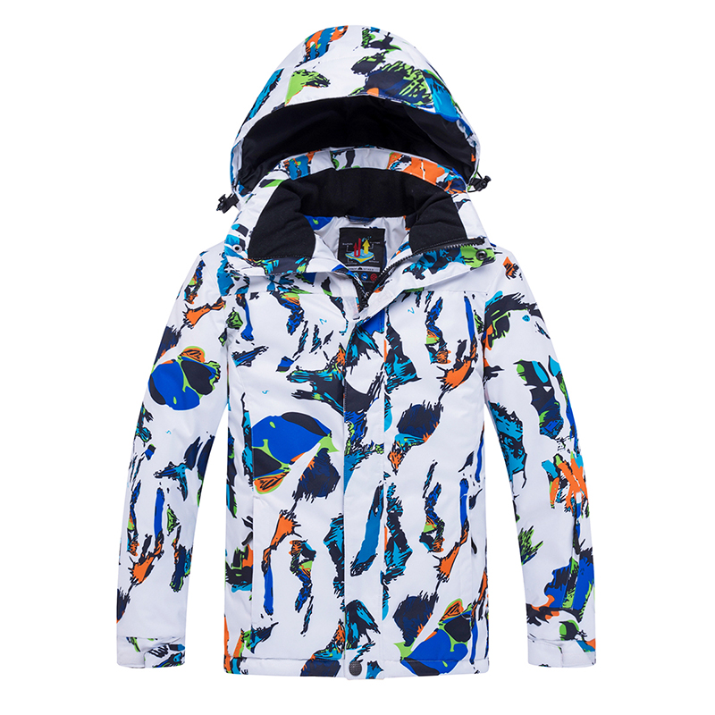 Children Snow Suit Wear Outdoor Waterproof Windproof Warm Costumes Winter Snowboarding Ski Jacket Bibs Pant for Boy's and Girl's