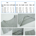 Plus Size 6xl Women's Cotton Underwear Set Female Good Elasticity Soft Long Johns Tips and Bottom ouc1744