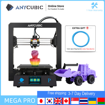 ANYCUBIC Mega Pro 3D Printer Printing Laser Engraving Touch Screen DIY Printing TPU Filament Dual Gear Extruder 3D Laser Printer