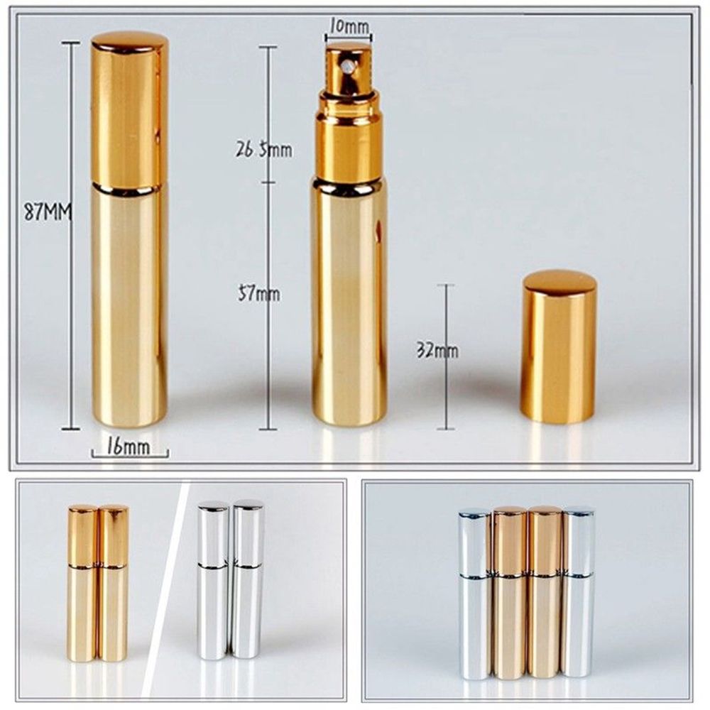 10ml Portable Refillable Perfume Travel Scent Aftershave Atomizer Bottle Pump Sprayosmetic Container Women Men Perfume Tools