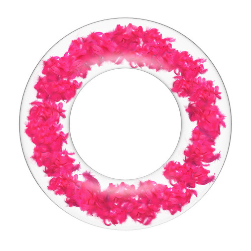 pink Feather Inflatable Swim Ring for Sale, Offer pink Feather Inflatable Swim Ring