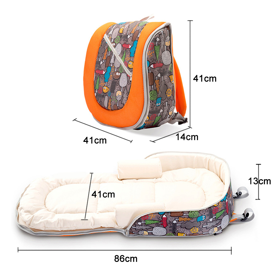 Baby crib multi-function bed foldable detachable mummy bag newborn portable baby bed Baby Nest Bed Travel Bed ForInfant Kids