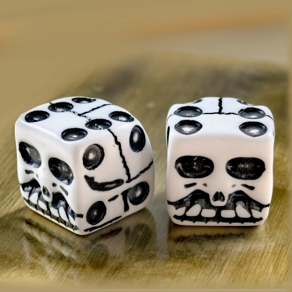 Skull Face Game Dice Club Dice