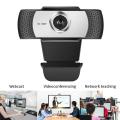 1080P HD Webcam Desktop Computer Camera PC WebCamera with Microphone Notebook USB Live Broadcast Video Calling Conference Camera