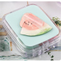 1pc Cute Fruit Cartoon Contact Lens Case with Mirror Portable Contact Lenses Box Cute Travel Glasses Contact Lenses Box Lovely