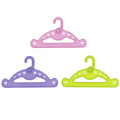 5pcs Dolls Clothes Accessories Plastic Hangers Baby Toys Fit 18 Inch Girls Doll & 43 cm Baby Doll Green/Pink/Purple Color
