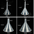 8pcs/set lab 30mm 50mm 60mm 75mm 90mm 120mm Triangle funnel Clear Plastic Conical Funnel Laboratory supplies