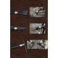 HS Tools 58cm Manganese Steel Shovel Military Farming Garden Spade Multi-function Portable Folding Pickaxe Camping Fishing Tool