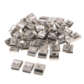 50 PCS/SET REAL Classic PV High Quality Stainless Steel Wire Solar Cable Fastener Clips Management