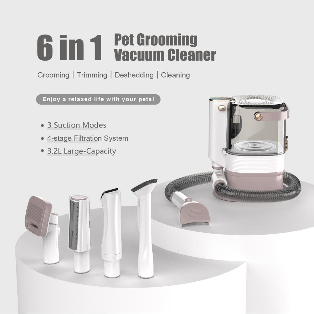 Hair Vacuum and Grooming Kit