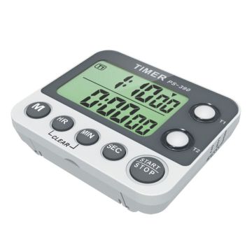 2 Channel Timer Stopwatch Kitchen Cooking Countdown Alarm Clock Reminder 0.01s