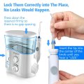 Nicefeel 1000ml Electric Oral Irrigator Teeth Cleaner Care Dental Flosser SPA Water Flosser + 7 Pcs Jet Tips