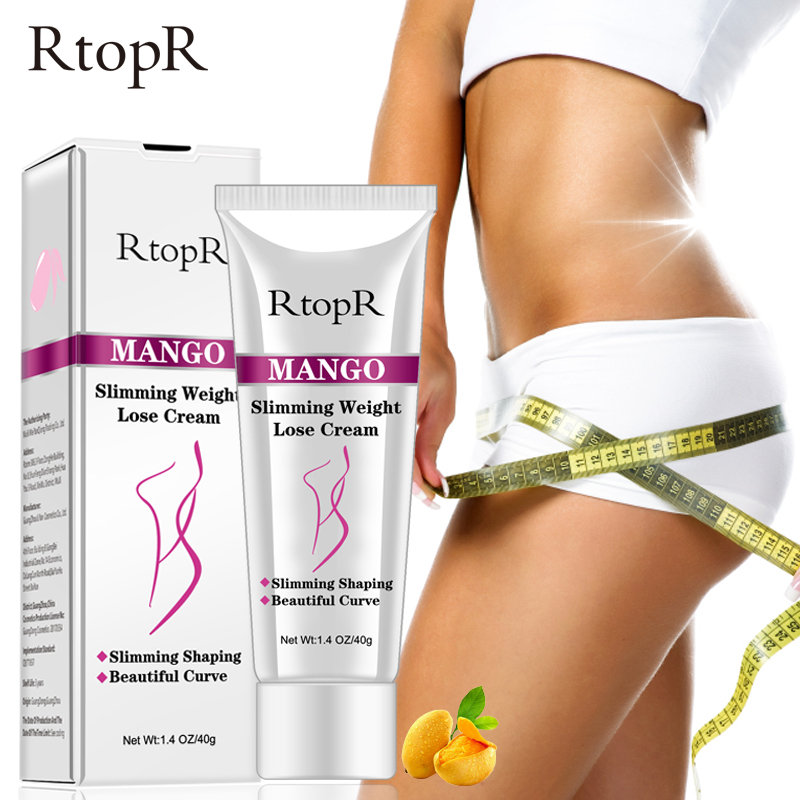 RtopR Cellulite Removal Slimming Cream Mango Fast Burning Fat Weight Loss Firming Cream Burning Body Leg Waist Fat Skin Care