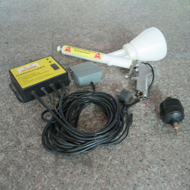 110V/220V Metal workpiece spray machine Mini Powder Coating System PC02 Electrostatic spray gun