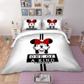 Minnie Bedding set Disney Kids Duvet Cover Pillowcases Twin Full Queen King Size girls beddings home Textiles 3pcs